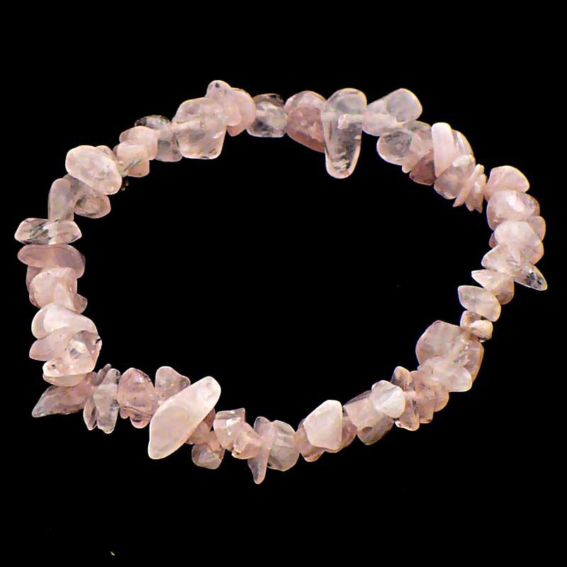 Bracelet baroque Quartz rose