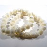 Bracelet en nacre perles rondes 10mm