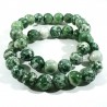 Bracelet en agate arbre perles rondes 10mm