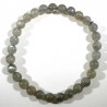 Bracelet en labradorite perles rondes 6mm