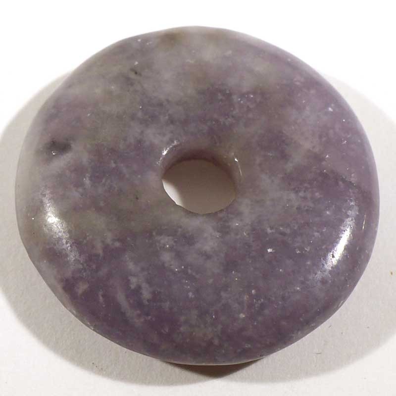 Pendentif donuts en lépidolite 3cm