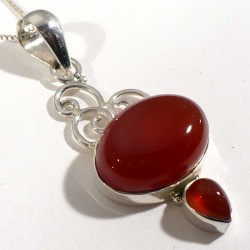 Pendentif ovale en...