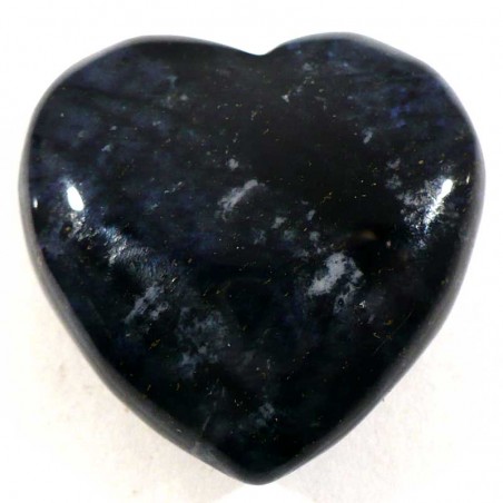 Pendentif coeur en dumortiérite 3cm Pendentif coeur en dumortiérite 3cm