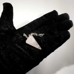 Pendule classique en quartz rose 3cm