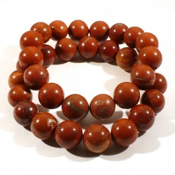 Bracelet en Jaspe rouge perles rondes 12mm