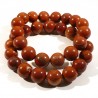 Bracelet en Jaspe rouge perles rondes 12mm