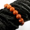 Bracelet en Jaspe rouge perles rondes 12mm