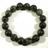 Bracelet en larvikite (labradorite) perles rondes 12mm