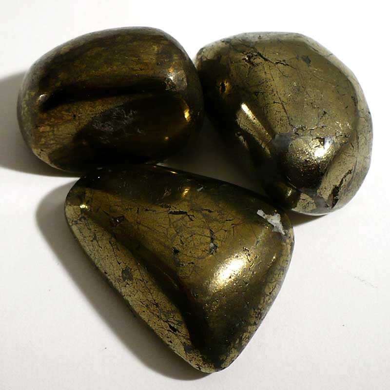 Chalcopyrite du Pérou - pierres roulées