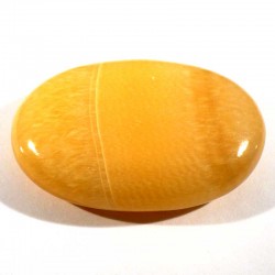 Galet de massage en calcite orange 6cm