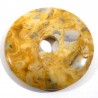 Pendentif donuts en agate crazy lace 5cm