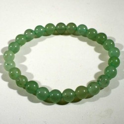 Bracelet enfant en aventurine perles rondes 6mm