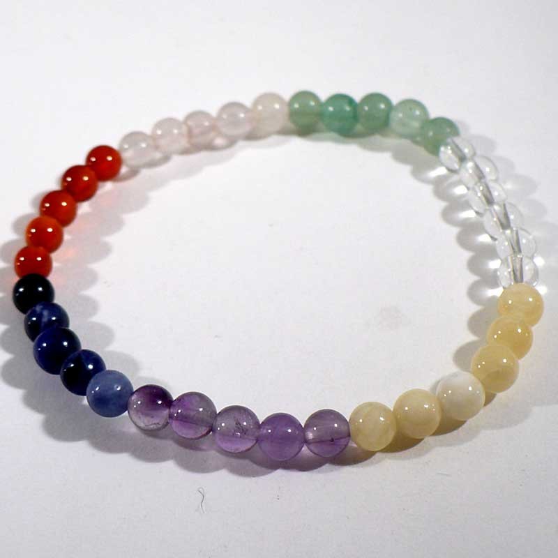 Bracelet enfant mix chakra 4mm