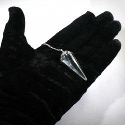pendule classique en cristal de roche 3cm