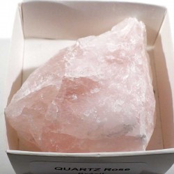 Quartz rose du Brésil - boite de collection 5cm