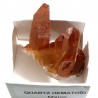 Quartz hématoïde du Maroc - boite de collection 4cm