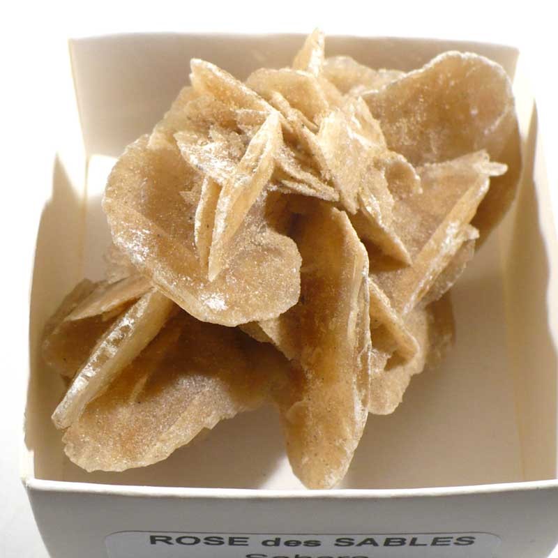 Rose des sables du Sahara - boite de collection 5cm Rose des sables du Sahara - boite de collection 5cm